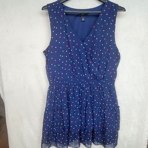 Sleeveless Polka Dot Sundress